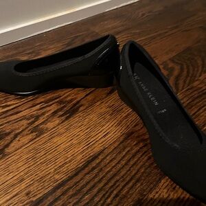 Anne Klein Black Flats